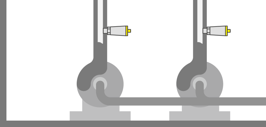 Drukbewaking in de zuurstoftoevoer