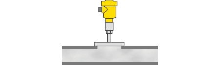 Drukmeting in het invoerkanaal van de ammoniakreactor 