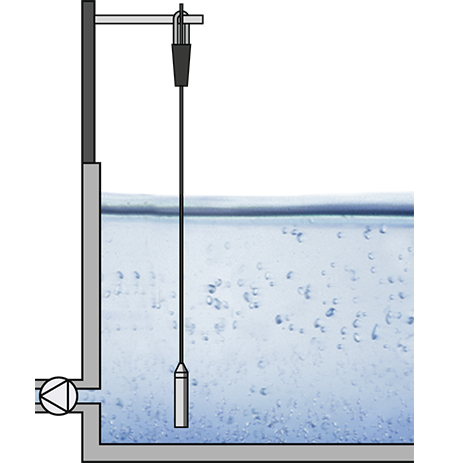 Meting in de koeltorenvijver