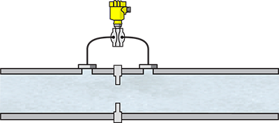 Debietmeting in de stoomleiding