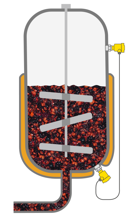 Niveaumeting in de vacuümketel