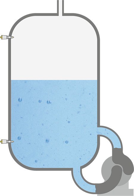 Niveaudetectie in de mixer