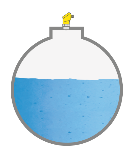 Niveaumeting in de proceswatertank