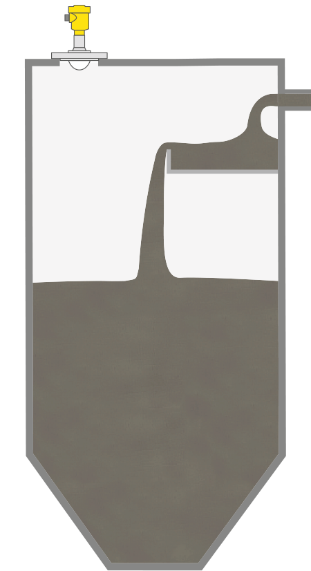 Niveaumeting in de pomptank