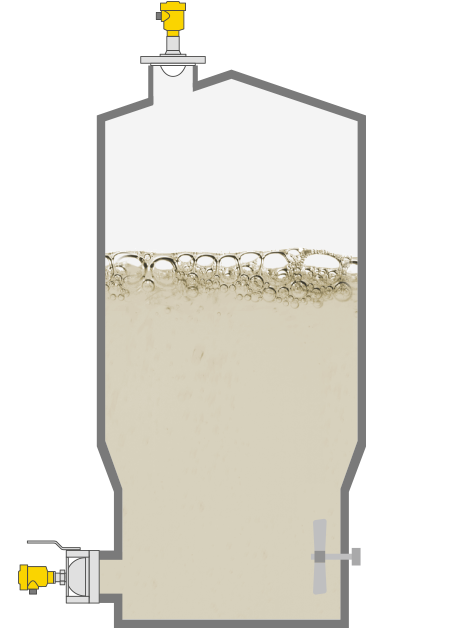 Niveaumeting in opslagtorens