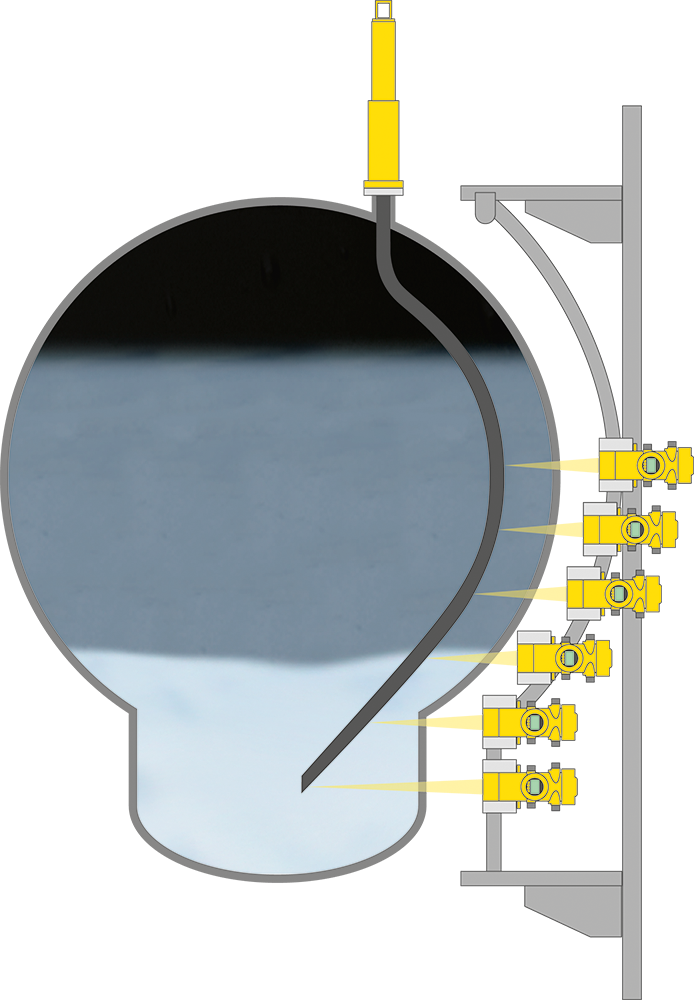 Meerfasige interfacemeting in de bezinktank