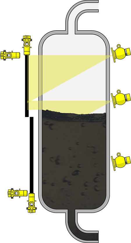 Soortelijkemassameting, niveaumeting en niveaudetectie in cokeskamers