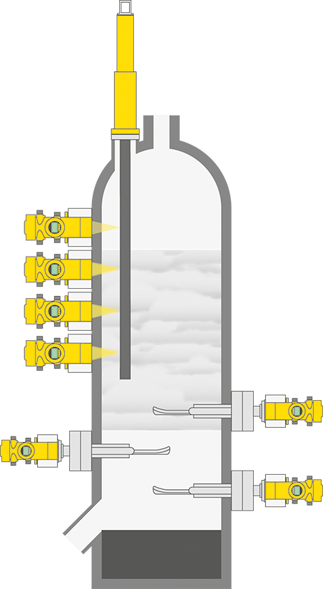Soortelijkemassameting in de hydrocracker