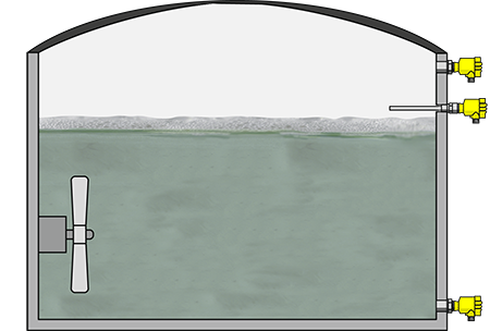 Niveaudetectie en de druk in de energieproductie in drijfmesttanks