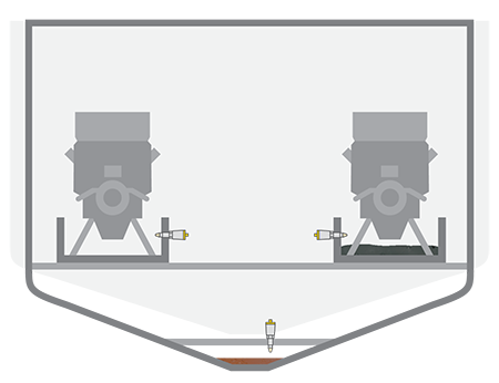 Niveaudetectie voor bilge- en lekkagebewaking