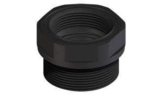 Schroefdraadadapter 2" tot 1½ "