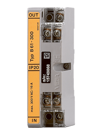 Overspanningsbeveiligingsapparaat B 61-300 - Overspanningsbeveiliging van voeding en control leiding